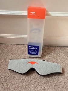 Manta Máscara para Dormir Blackout Light Cero Presión Ocular Gris * NUEVA ABIERTA - Imagen 1 de 6