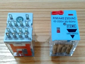 1 Stück Carlo Gavazzi RMIA45230VAC Zwischenrelais 14-polig - Bild 1 von 1