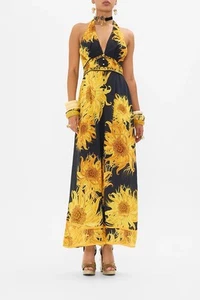 CAMILLA Make Me Your Masterpiece Halterneck Jumpsuit With Tie Neck RRP $799 - Picture 1 of 6