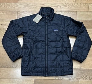 NEW—PATAGONIA Kids Nano Puff Brick Quilt Jacket BLACK M L XXL Packable - Picture 1 of 16