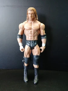 Figura de acción de lucha libre básica WWE Mattel 2017 versión Triple H pelo largo - Imagen 1 de 7