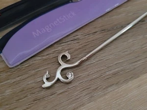 Energetix Wasserstab Ranke mit Glitzer-Steinchen Getränkestab Magnetstab 19,3 cm - Bild 1 von 2