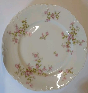4 platos de cena Haviland Limoges Rose 9,5" - Imagen 1 de 5