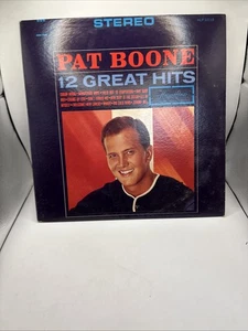 Pat Boone - 12 Great Hits Vintage 33rpm VG+ AB14 - Foto 1 di 6