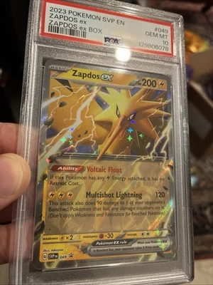 Zapdos ex 049 Sv: Scarlet & Violet Promo Cards Holo - PSA 10 - Image 1 of 2