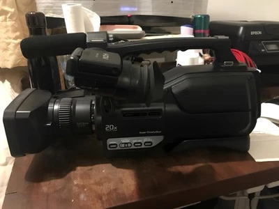 Sony HVR-HD1000E camcorder With 4 Used Batteries & Shoulder Mount Bag - Image 1 of 4