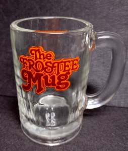 The FROSTEE MUG Vintage Heavy Glass 4.5" Root Beer Soda Mug - Picture 1 of 7