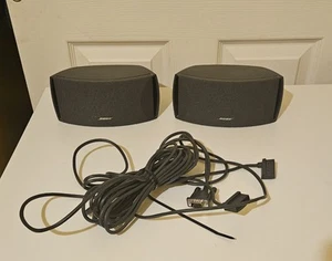 BOSE Cinemate Home Theater Speakers Set Of 2 D462.065 grey w/ speaker wire - Picture 1 of 6