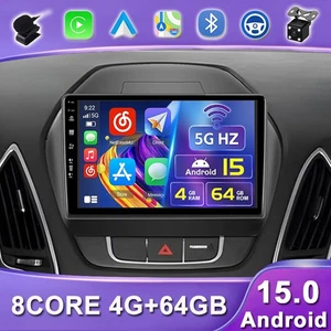 10.1'' Car Play Android 15 Car Stereo GPS DSP For Hyundai IX35 09-15 DSP 4G+64GB - Bild 1 von 17