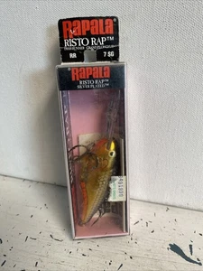 Rapala Risto Rap RR7SG GOLD Discontinued Fishing Lure NEW IN BOX - Picture 1 of 13