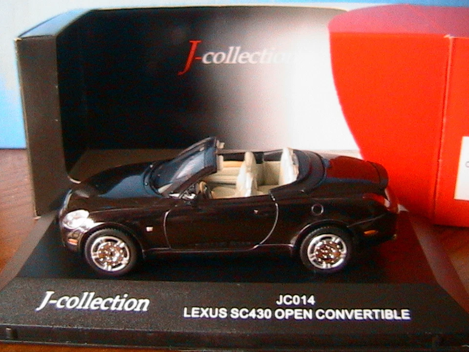 Lexus SC430 Open Convertible J-Collection JC014 Nera 1/43 Cabriolet Aperto - Immagine 1 di 1