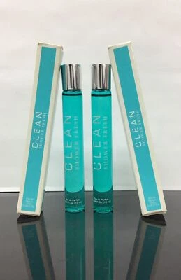 Lot Of 2 Clean Shower Fresh Eau De Parfum Rollerball 0.34 Oz Each, As Pictured - Image 1 of 4