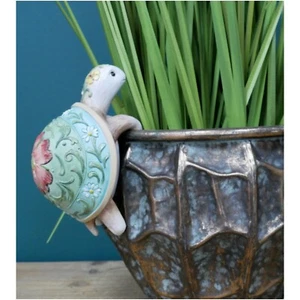 Tortoise Plant Pot Hanger Pot Climber Turtle Animal Figure Home Ornament Decor - Picture 1 of 3