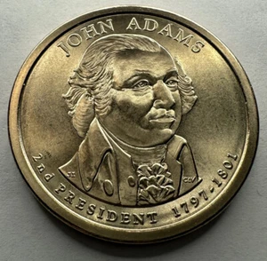 2007-D John Adams Presidential $ 1 Dollar Münze unzirkuliert frm US postfrisch Satin Set - Bild 1 von 4