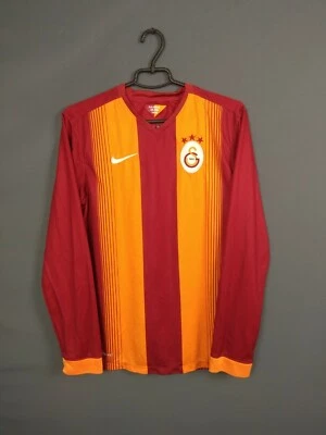 Galatasaray Jersey 2014 2015 Home MEDIUM Long Sleeve Shirt Nike 647855-606 ig93 - Image 1 of 4
