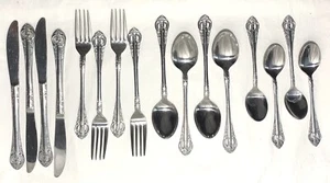 Stainless Steel Flatware. 16 Pieces with Additional Individual Pieces. Crafting! - Picture 1 of 7