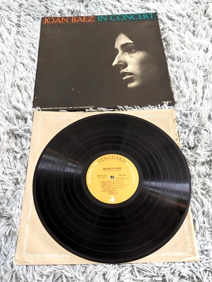 Joan Baez - In Concert 1962 Vinyl Record LP Vanguard VRS-9112 Folk VG Very Good Foto 1 de 4