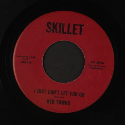 NED TOWNS: hit and run / i just can't let you go SKILLET 7" Single 45 RPM - Image 1 of 2
