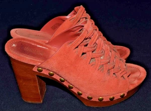 Michael Kors Mujer Westley Gamuza Cuero Tachonado Zueco Tacón Mules Talla 9.5/40 - Imagen 1 de 15