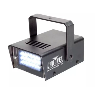 Chauvet DJ Lighting Mini Strobe LED Ch-730 Strobe Light Black Bracket - Image 1 of 4