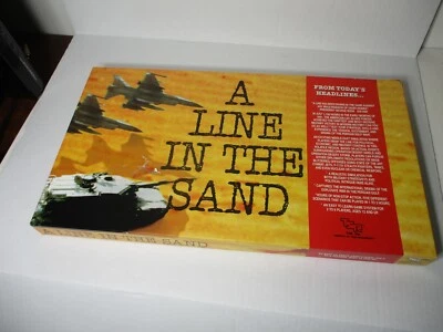 A Line in the Sand board game  COMPLETE 1991 Desert Shield Persian Gulf TSR 3032 - Image 1 of 4