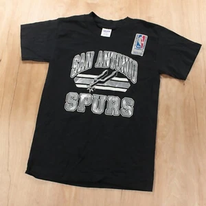 nwot San Antonio Spurs t-shirt kids MEDIUM vtg 80s 90s usa single stitch nba  - Picture 1 of 5