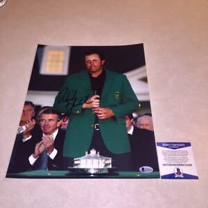 PHIL MICKELSON signed autographed 11X14 MASTERS WINNER BECKETT BAS COA E24008