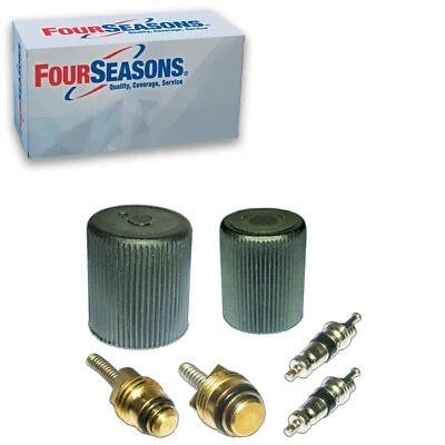 4 Seasons A/C System Valve Core and Cap Kit For 2008-2014 Ford E-450 Super Duty - Image 1 of 2