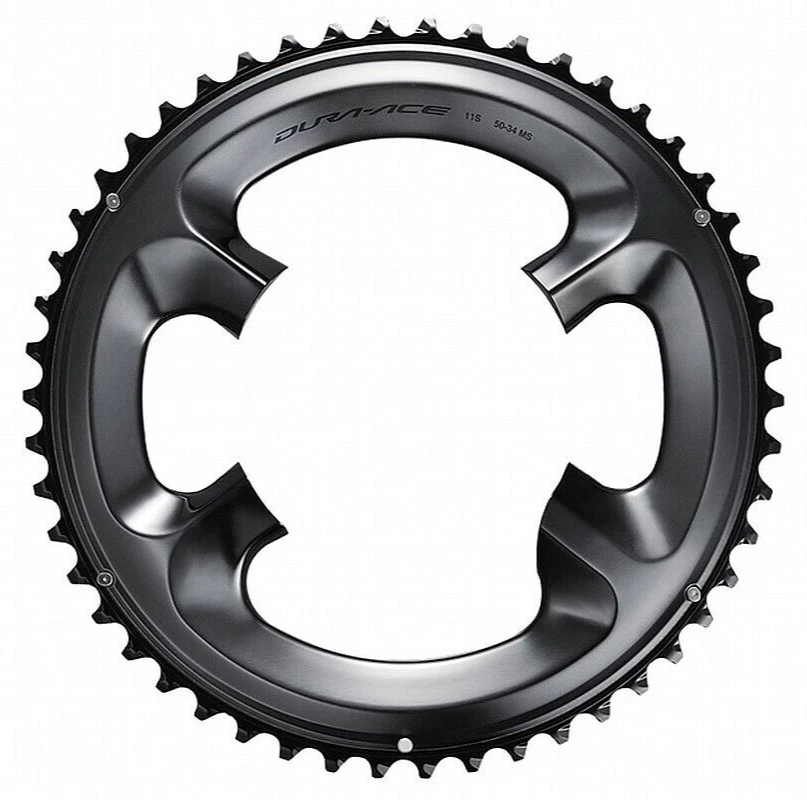 Shimano Dura-Ace FC-R9100 2 x 11 Speed Road Bike Chainring Set 53/39T or 50/34T - Image 1 of 2