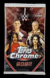 2025 ⭐ TOPPS ⭐ WWE CHROME ⭐ 1 PACK DA VALUE BOX ⭐ 4 KARTEN - Bild 1 von 13