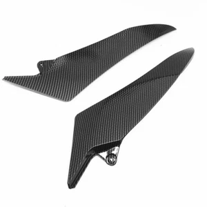 For Yamaha 2009-2014 YZF R1 Carbon Fiber Gas Tank Fuel Side Trim Cover Fairing - Picture 1 of 10