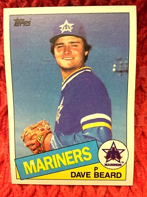 Mariners Dave Beard  #232  MLB Vintage Baseball Card Ships Free - Image 1 of 2