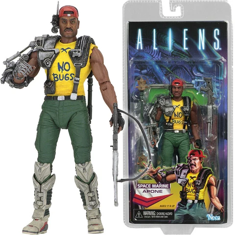 NECA Aliens Apone Space Marine 7" Action Figure Alien Movie Series 13 Official Cover