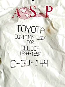 New ASP C-30-144 C30144 Ignition Lock for Toyota Celica 1994 1995 1996 1997 NOS - Picture 1 of 4
