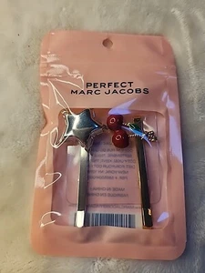 New/Sealed Perfect Marc Jacobs Star & Cherries Hair Pins - Picture 1 of 3