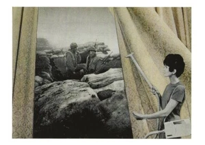 Postcard Martha Rosler "Cleaning the Drapes" c1967-72 MoMA MINT Unused - Picture 1 of 1