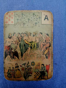 Ancienne carte de tarot Français, divinatoire 1890 Grand le Normand Grimaud