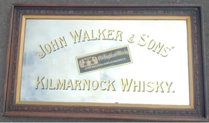 Antique John Walker Whisky (Pre - Johnnie Walker) Mirror 125cm by 75cm Pre-1909 - Picture 1 of 13