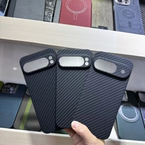 Luxury Real Carbon Fiber Hard Cover Case for Google Pixel 9 / 9 Pro / 9 Pro XL - Picture 1 of 4