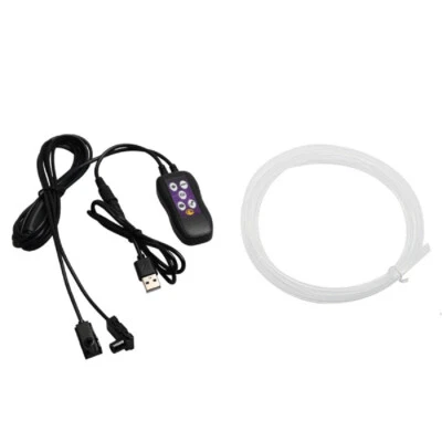 LED Car Interior Neon Light Strip RGB Atmosphere Ambient Lamp Sound Control USB - Image 1 of 4