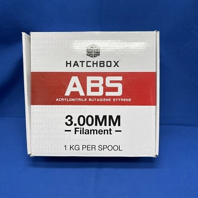 Hatchbox ABS 3D Printer Filament 1kg Spool 3mm Yellow - Image 1 of 3
