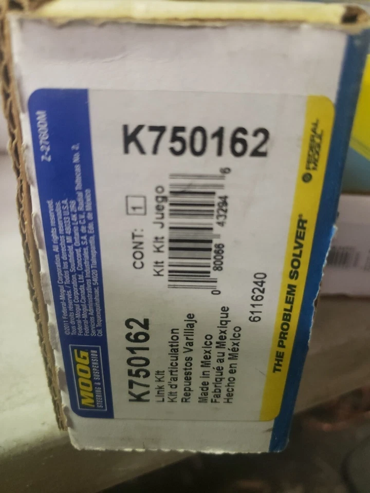 Barra estabilizadora de suspensión Link Moog K750162 se adapta a 08-09 Pontiac G8 Foto 1 de 1