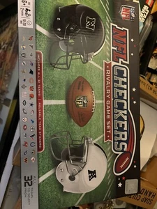 NFL Championship Checkers Game Set Board Game all 32 Teams New Sealed - Picture 1 of 2