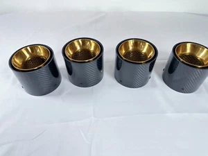 Cubierta de tubo de escape de rendimiento de carbono real para BMW M2 M3 M4 G80 G81 G82 G83 - Imagen 1 de 22