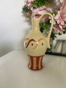 Gail Pittman Firmado Siena De Colección Años 90 Crueta al Óleo 8.5" Mango Pintado a Mano Usado en Excelente Condición - Imagen 1 de 23