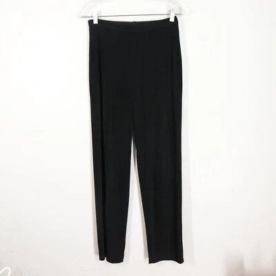 Pantalones ajustados Citiknits XS de colección negros elásticos pierna recta tiro alto Foto 1 de 4