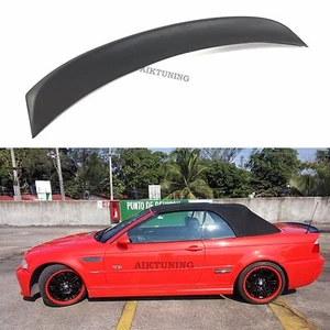 Rear JDM Boot Trunk Ducktail Spoiler Wing Lid Lip (Fits BMW E46 Cabrio, Convert) - Picture 1 of 12