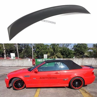 Rear JDM Boot Trunk Ducktail Spoiler Wing Lid Lip (Fits BMW E46 Cabrio, Convert) - Image 1 of 4