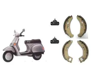 KIT GANASCE + CILINDRETTI FRENO MOZZO VESPA COSA 1 COSA 2 125 150 200 - Picture 1 of 1