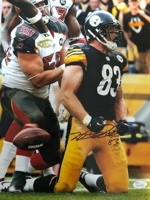 Autographed Heath Miller 11x14 Pittsburgh Steelers Photo with JSA COA - Image 1 of 1